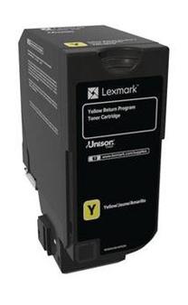 Tonerių kasetė Lexmark 74C20Y0, geltona sp.