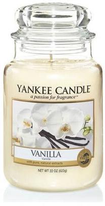 Svece, aromātiskā Yankee Candle, 110 h, balta krās.