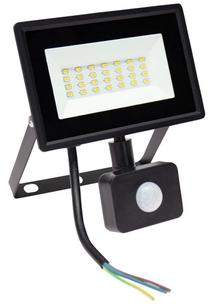 Prožektor liikumisanduriga, lakke või seina Spectrum Noctis Lux 3 SLI029049CW_CZUJNIK_PW, 20 W, 2050 lm, 6000 °K, IP65, must v.