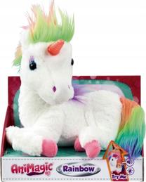 Игрушечное животное Goliath Animagic Rainbow My Glowing Unicorn 256301, белый цв./многоцветный