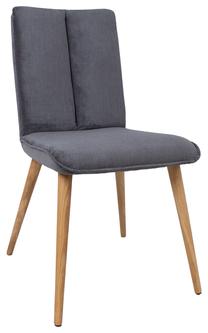 Valgomojo kėdė Home4you Nova, pilka sp., 59 cm x 53.5 cm x 92 cm