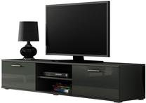 TV staliukas Cama Meble Soho 180, pilkas, 180 cm x 43 cm x 37 cm