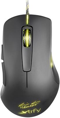 Laidinė žaidimų pelė Xtrfy M3 HeatoN, juoda sp.