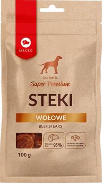 Лакомство для собак Maced Beef Steaks, 0.1 кг
