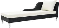 Lauko gultas VLX Sun Lounger 44749, juoda sp.