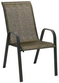 Lauko kėdė Home4you Dublin, ruda sp., 73 cm x 55.5 cm x 93 cm