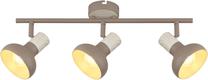 Lampa griesti Candellux Lighting Puerto 93-49537, E14, 3 x 40 W, brūna krās. / bēša krās.