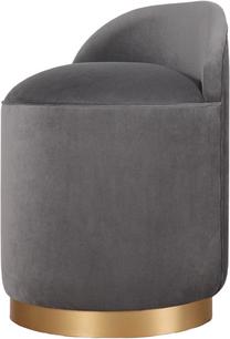 Pufas Hanah Home Dover 209FLF1107, tamsiai pilka sp., 50 cm x 45 cm x 70 cm