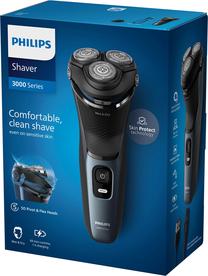 Barzdaskutė Philips 3000 S3144/00, mėlyna sp./juoda sp.