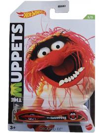 Žaislinis automobilis Mattel Hot Wheels Disney The Muppets Ground FX, raudona sp.