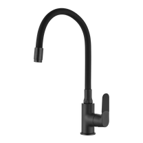 Смеситель для раковины Invena Samba Plus, черный цв.