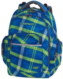Skolas mugursoma CoolPack CoolPack Brick - Springfield, zila krās./zaļa krās., 44 cm x 32.5 cm x 18 cm