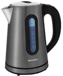 Elektrinis virdulys Sharp SABK2002A, 1.7 l, nerūdijančiojo plieno sp./pilka sp.