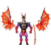 Žaislinė figūrėlė, su priedais Mattel Masters Of The Universe Turtles Of Grayskull Ninjor, 14 cm, juoda sp./oranžinė sp./violetinė sp.