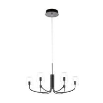 Valgusti rippuv Eglo Noventa 1 96513, LED, 6 x 3 W, läbipaistev v. / must v.