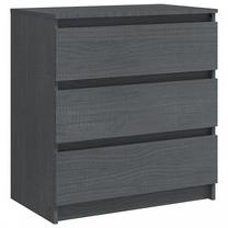Komoda VLX 808095, pilka sp., 64 cm x 60 cm x 36 cm