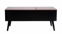 Kohvilaud Homla Anzabi, pruun v./must v., 105 cm x 50.5 cm x 43.5 cm