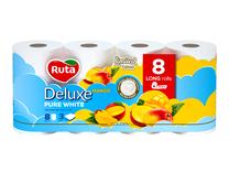 Tualetes papīrs Rūta DELUXE MANGO KVAPO 8 RUL, 3 sl, 8 gab.