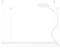 Valgusti rippuv Thoro Lighting Tuula L TH.168, LED, 4000 °K, 1 x 50 W, valge v. / valge v.