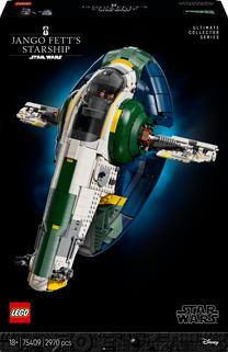 Konstruktorius LEGO® Star Wars Džiango Feto erdvėlaivis Firespray-Class 75409, 2970 vnt.