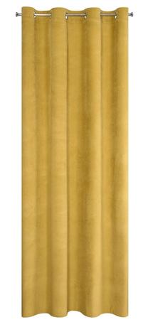 Nakts aizkari ZKEY-01, dzeltens krās., 140 cm x 250 cm