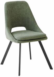 Valgomojo kėdė Homla Clara 238312, juoda sp./pistacijų sp., 47.5 cm x 56.5 cm x 85 cm