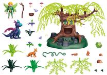 Комплект Playmobil Ayuma 70801, 67 шт., синий цв./коричневый цв./белый цв.