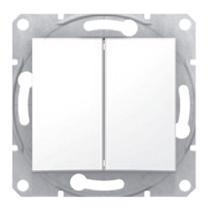 Slēdzis Schneider Electric Sedna SDN0300170, 2 kl, balta krās.