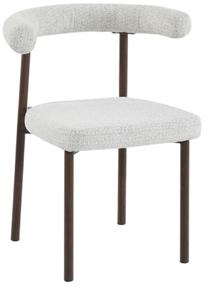 Valgomojo kėdė Homla Novaro 245129, matinė, balta sp., 61 cm x 53.5 cm x 75.5 cm