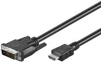 Vads Goobay DVI-D male, HDMI male, 3 m