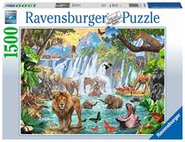 Dėlionė Ravensburger Waterfall Safari 16461, 68.6 cm x 50.8 cm, 1500 vnt., įvairių spalvų