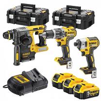 Akumuliatorinių įrankių rinkinys Dewalt DCK368P3T-QW, 18 V