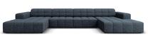 Sofa Micadoni Home Jennifer MIC_U_140_F1_JENNIFER4, tamsiai mėlyna sp., 364 x 166 cm x 70 cm