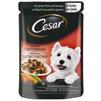 Šlapias šunų maistas Cesar, jautiena, 0.1 kg