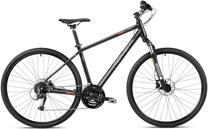 Velosipēds hibrīds Romet Orkan 4 M Lite, 28 ", 18" rāmis, melna krās./sarkana krās.