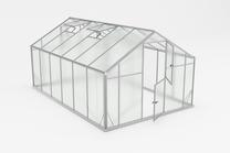 Теплица Gampre Sanus XL-12, поликарбонат, 4.3 x 2.9 м, 6 мм, прозрачный цв.