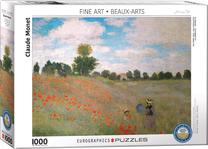 Пазл Eurographics Fine Art Claude Monet The Poppy Field 6000-0826, 67.6 см x 48.9 см, 1000 шт., многоцветный