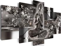 Akrilo stiklo reprodukcija Artgeist Silver Serenity, 40 cm x 100 cm