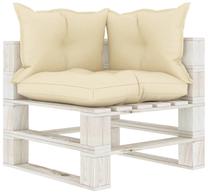 Lauko sofa VLX Pallet, smėlio sp., 67.5 cm x 70 cm x 60.8 cm