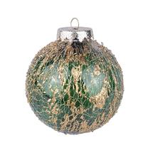 Ziemassvētku eglīšu rotaļlietu komplekts Christmas Touch SYQD-012052, zaļa krās., 8 cm, plastmasa, 3 gab.