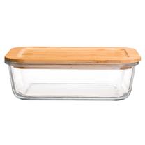 Pārtikas trauks Maku Bamboo 062861, 1.52 l, caurspīdīga krās./brūna krās.