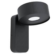 Sieninis lauko šviestuvas Eglo Palosco, 6W, LED, IP44, juoda sp., 11.5 cm x 17 cm