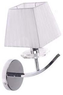 Valgusti seinale Candellux Valencia 21-84418, E14, 1 x 40 W, valge v. / kroom v.