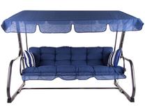 Aiakiik Patio Parma, sinine v./valge v./grafiit v., 209 cm x 132 cm x 156 cm
