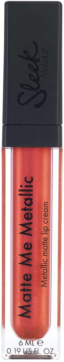 Губная помада Sleek MakeUP Matte Me Metallic, 6 мл, molten topaz цв.