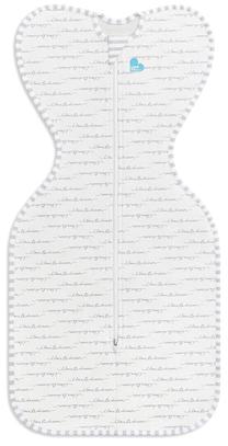 Plonas miegmaišis kūdikiui Love To Dream Swaddle Up Etap 1, balta sp., 60 cm