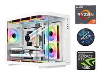 Stacionarus kompiuteris Mdata Ryzen 7 8700F, DDR5 32 GB, SSD 2 TB, RTX 4060 8 GB, Windows 11 Pro Gaming