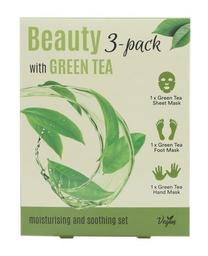 Набор масок для лица Echolux Beauty Green Tea Moisturizing Soothing, 86.0 мл, 3 шт.