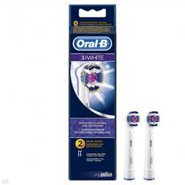 Elektrinio dantų šepetėlio galvutė Oral-B 3D White, balta sp., 2 vnt.