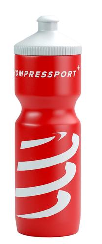 Ūdens pudele Compressport Cycling, sarkana krās., plastmasa, 0.75 l